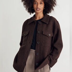 Madewell Boiled Wool chore Shirt-Jacket